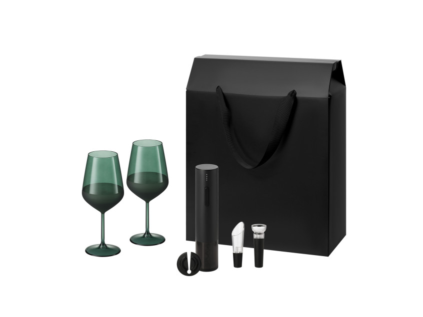 Подарочный набор Emerald, Sacramento (2 бокала + набор для вина)