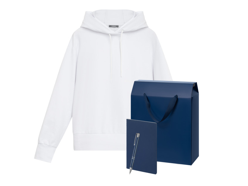 Набор с одеждой ALEX (худи, блокнот, ручка), синий, M Набор с одеждой ALEX (худи, блокнот, ручка), синий, M