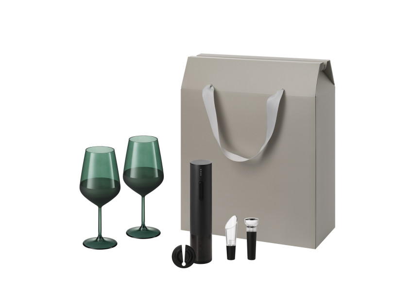 Подарочный набор Emerald, Sacramento (2 бокала + набор для вина)