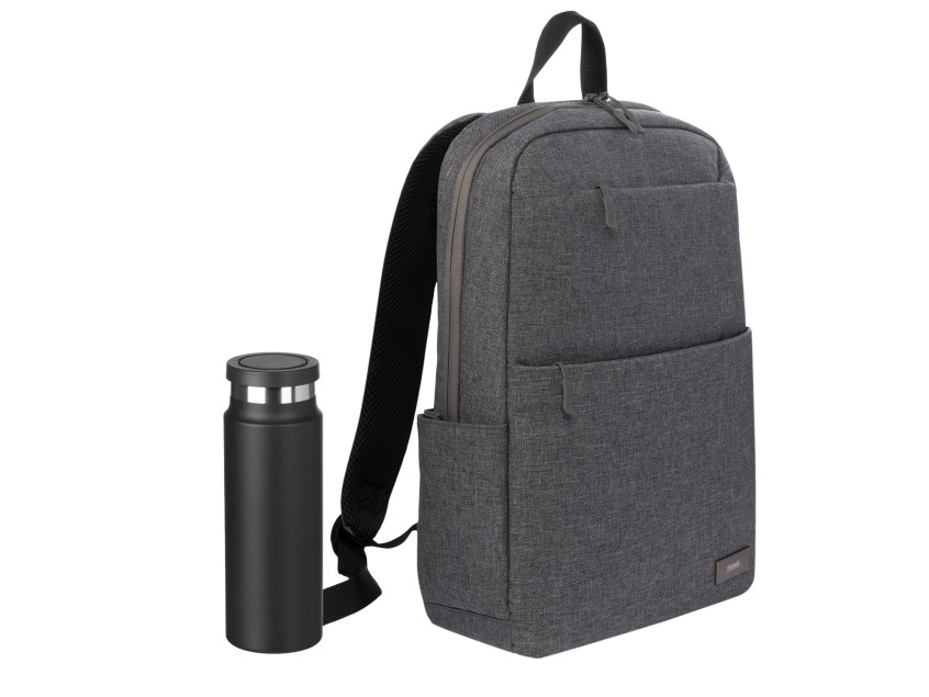 Подарочный набор Forst, Allegra, черный (рюкзак, термобутылка)