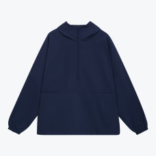 Ветровка (анорак) оверсайз унисекс RISSMAN, темно-синяя