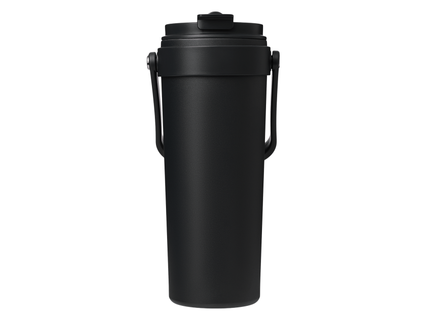 Термокружка вакуумная Solo, черная