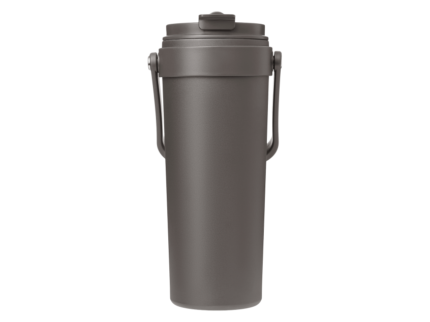 Термокружка вакуумная Solo, серая