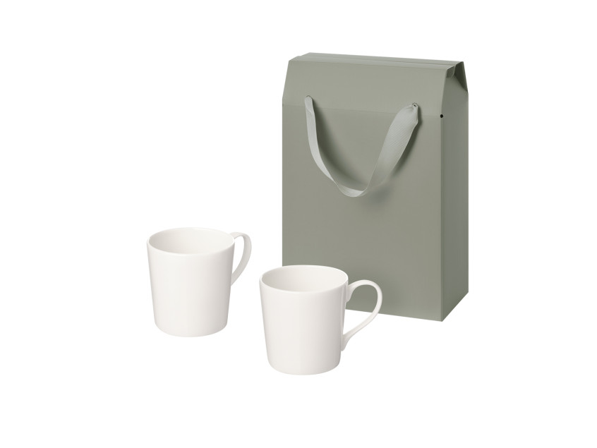Подарочный набор Siena в коробке-пакете (две фарфоровых кружки)