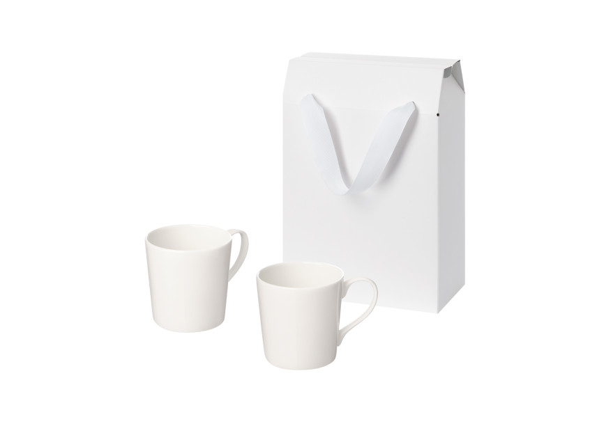 Подарочный набор Siena в коробке-пакете (две фарфоровых кружки)