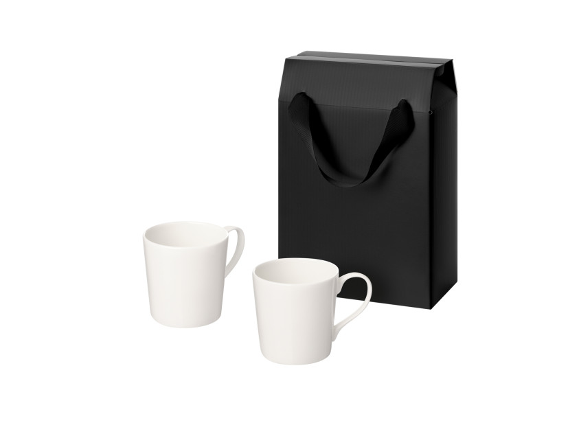 Подарочный набор Siena в коробке-пакете (две фарфоровых кружки)