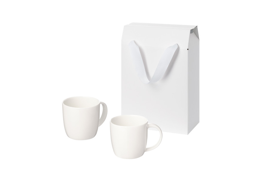 Подарочный набор Dafna в коробке-пакете (две фарфоровых кружки)