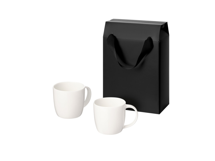 Подарочный набор Dafna в коробке-пакете (две фарфоровых кружки)