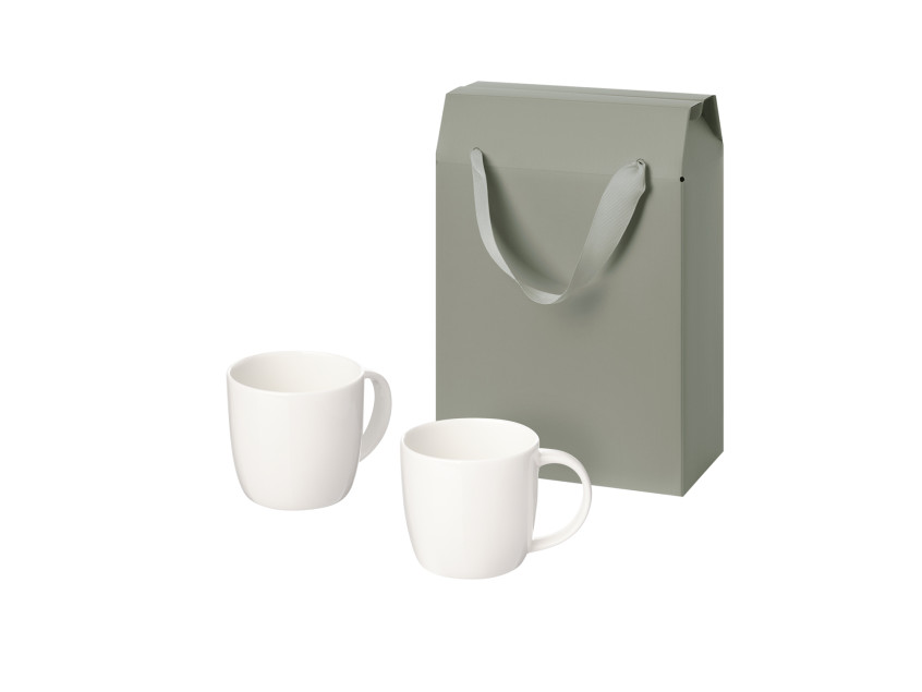 Подарочный набор Dafna в коробке-пакете (две фарфоровых кружки)