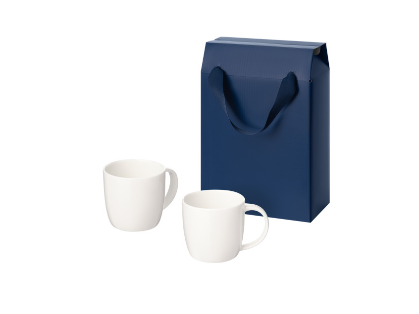 Подарочный набор Dafna в коробке-пакете (две фарфоровых кружки)