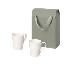 Подарочный набор Vesta в коробке-пакете (две фарфоровых кружки)