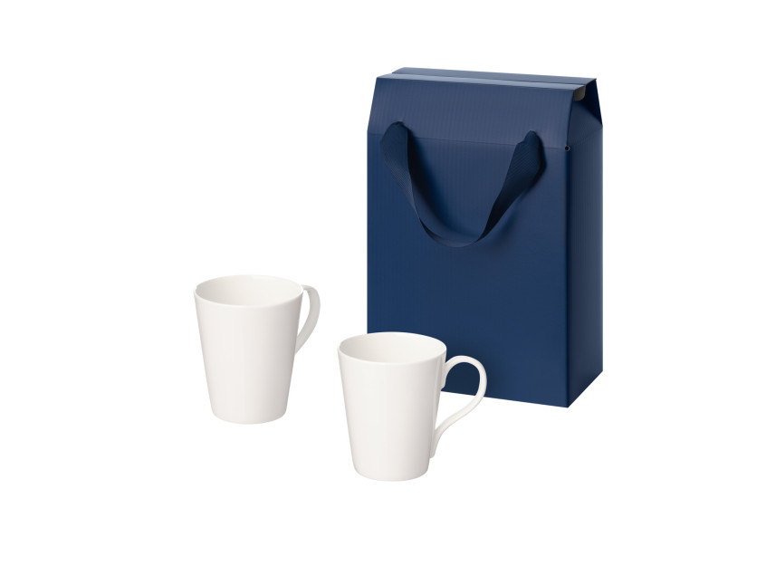 Подарочный набор Vesta в коробке-пакете (две фарфоровых кружки)