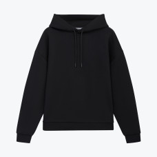 Худи релакс унисекс Баланс, с начесом, черный