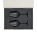 Подарочный набор 2 бокала для вина Блэк Эдишн (Black edition) в серой коробке