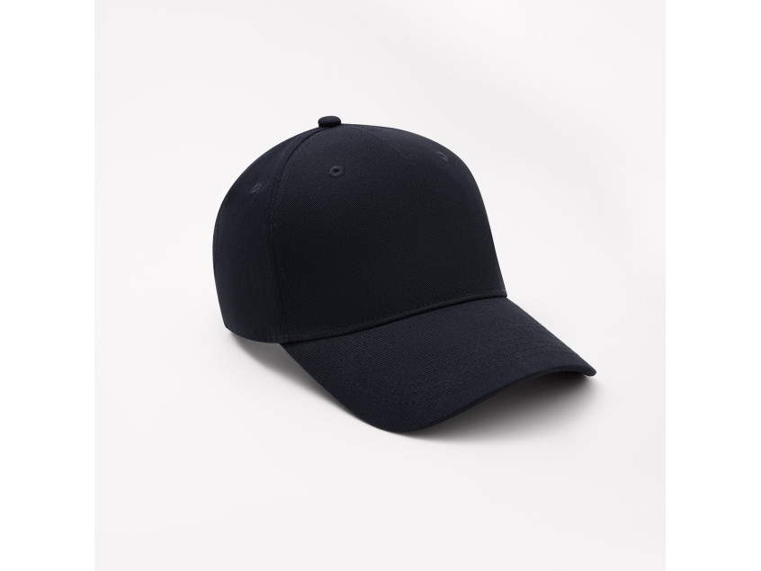 Бейсболка Фит, 5 клиньев, черный