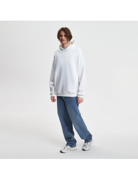 Худи оверсайз унисекс Фьюжн (Fusion), белый, размер 2XS