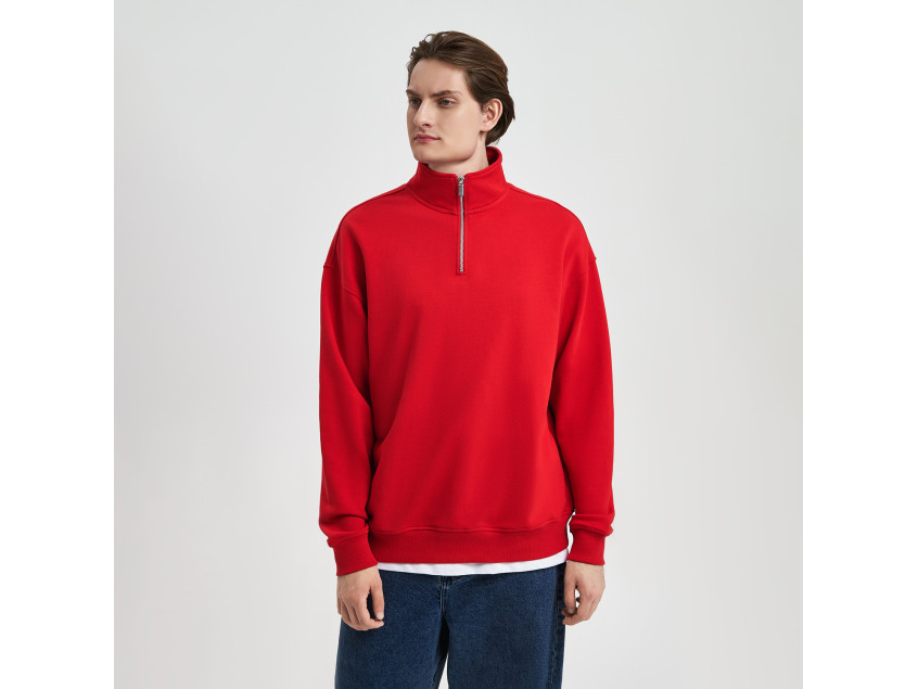 Толстовка на молнии унисекс Флоу (Flow), красная, размер 5XL/6XL