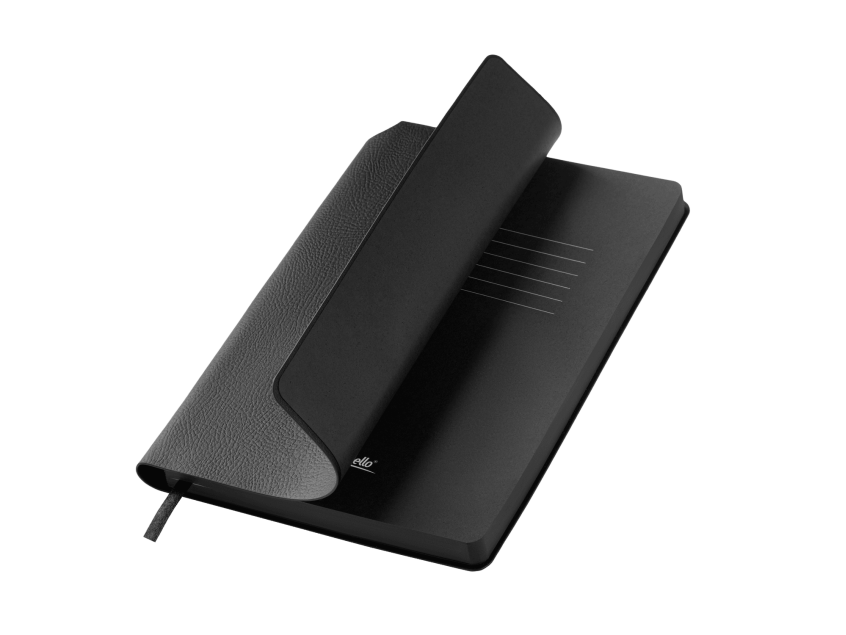 Ежедневник Молто (Molto) недатированный, черный (без упаковки, без стикера)