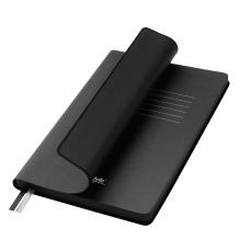 Ежедневник Мун Ривер (Moon River) недатированный, черный (без упаковки, без стикера)