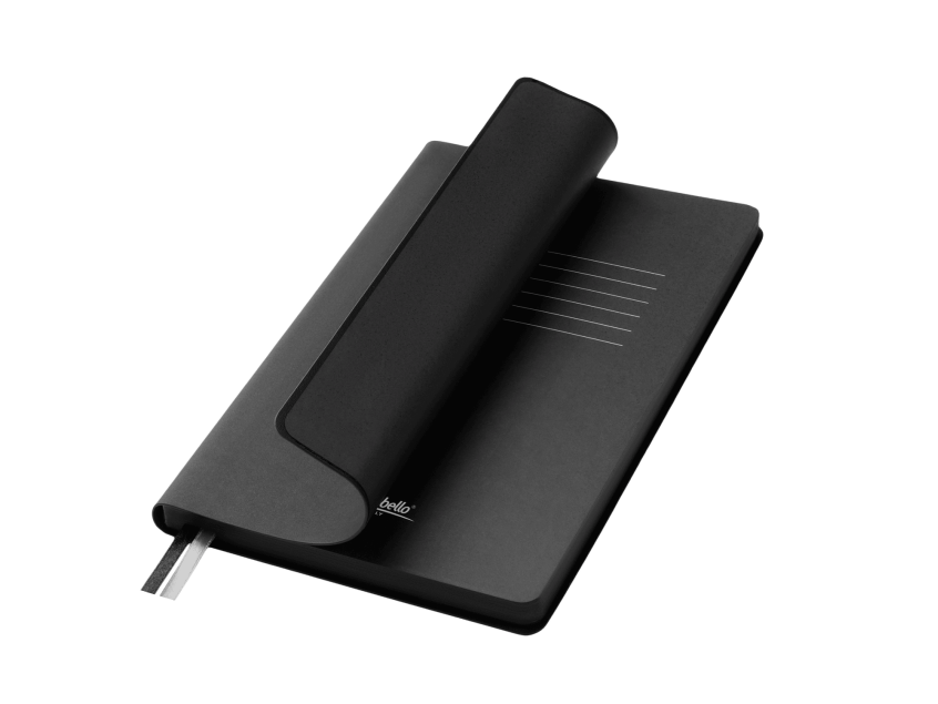 Ежедневник Мун Ривер (Moon River) недатированный, черный (без упаковки, без стикера)