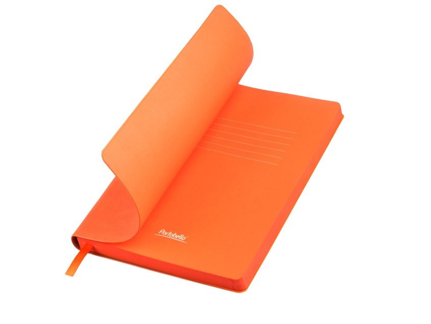 Ежедневник Латте (Latte NEW) недатированный, оранжевый/оранжевый (без упаковки, без стикера)