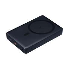 Внешний аккумулятор Атлантис Плюс PD (Atlantis PD Plus) 10000mAh с функцией беспроводной зарядки 15W, серебряный