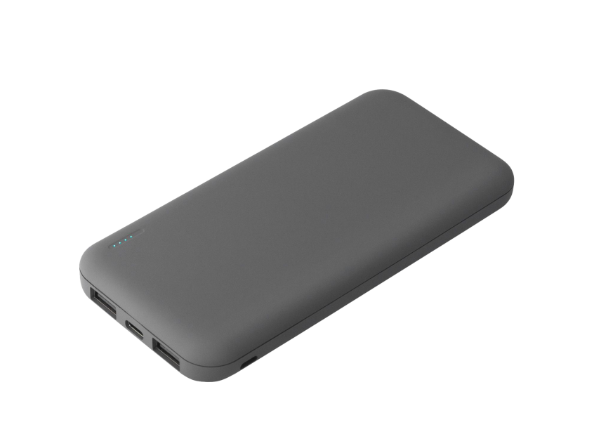 Внешний аккумулятор с подсветкой Люче (Luce) 10000 mAh, серый