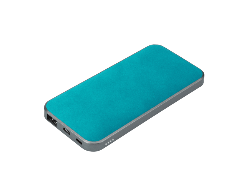 Внешний аккумулятор Ин Велюр (In Velour) 10000 mAh, бирюзовый