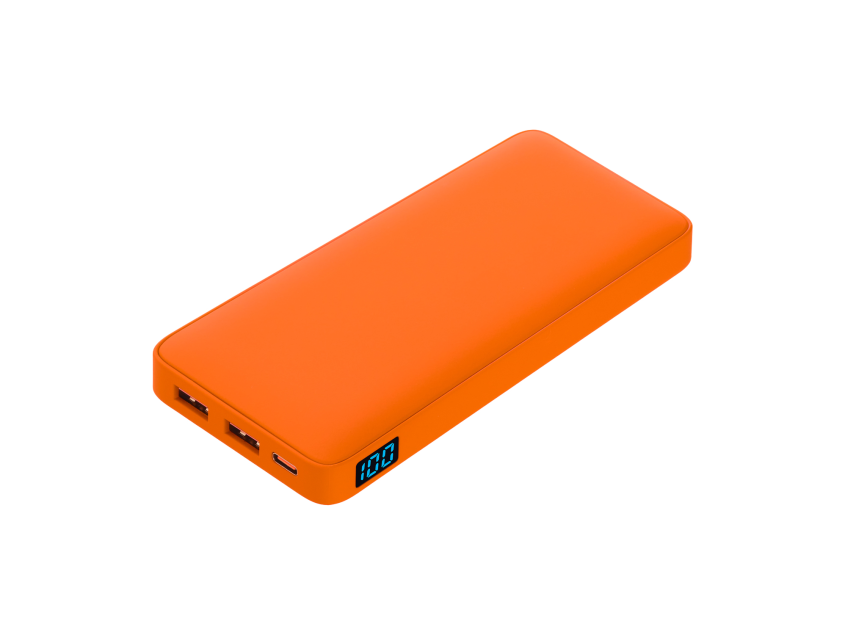 Внешний аккумулятор с подсветкой Анкор Плюс PD (Ancor PD Plus) 10000 mAh, оранжевый