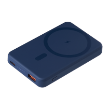 Внешний аккумулятор Ларго PD (Largo PD) 5000mAh с функцией беспроводной зарядки 15W, красный
