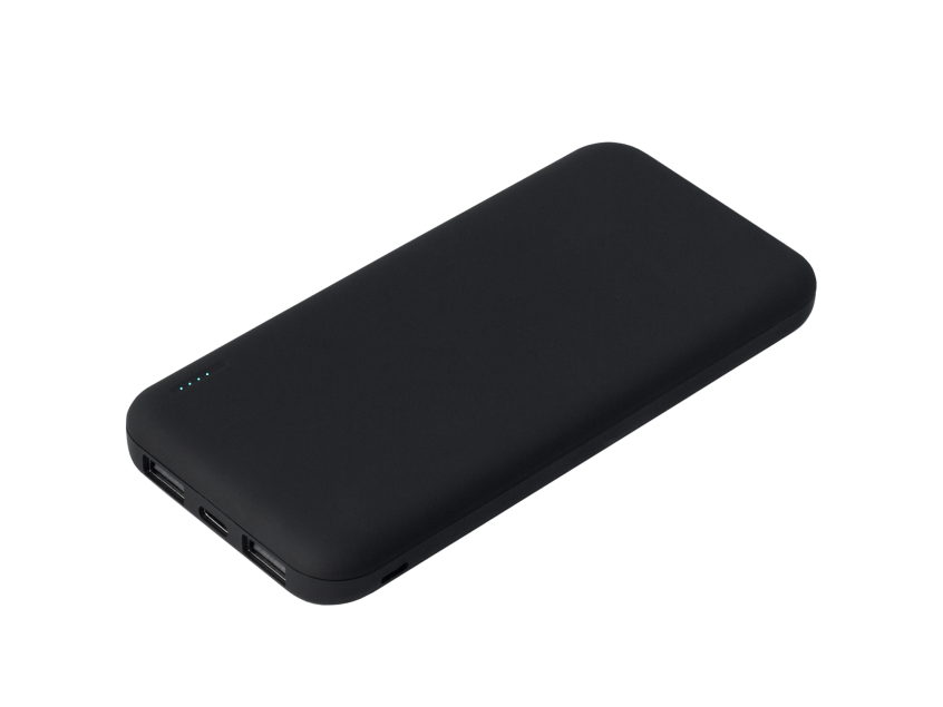 Внешний аккумулятор с подсветкой Люче (Luce) 10000 mAh, черный