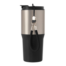 Термокружка вакуумная Авеню (Avenue), черная