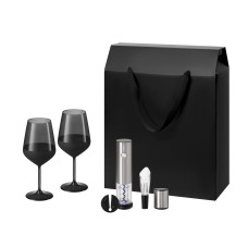 Подарочный набор Блэк Эдишн (Black Edition), Винтаро (Vintaro) (2 бокала + набор для вина) Подарочный набор Блэк Эдишн (Black Edition), Винтаро (Vintaro) (2 бокала + набор для вина)