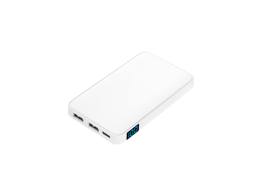 Внешний аккумулятор с подсветкой Анкор (Ancor) 5000 mAh, белый