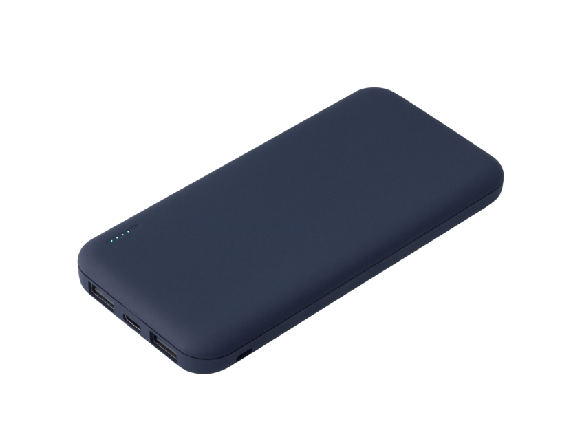 Внешний аккумулятор с подсветкой Люче (Luce) 10000 mAh, синий