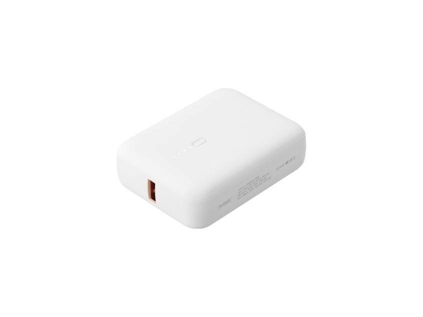 Внешний аккумулятор с функцией быстрой зарядки Формула (Formula) 10000 mAh, белый