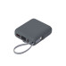 Внешний аккумулятор с подсветкой Риттер PD (Ritter PD) 10000mAh с функцией беспроводной зарядки 15W, серый