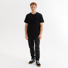 Футболка унисекс Крис (Kris), 150 гр., черная, размер XL