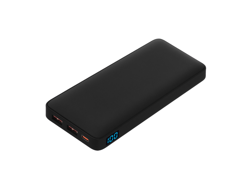 Внешний аккумулятор с подсветкой Анкор Плюс PD (Ancor PD Plus)10000 mAh, черный