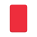 Внешний аккумулятор Ларго PD (Largo PD) 5000mAh с функцией беспроводной зарядки 15W, красный