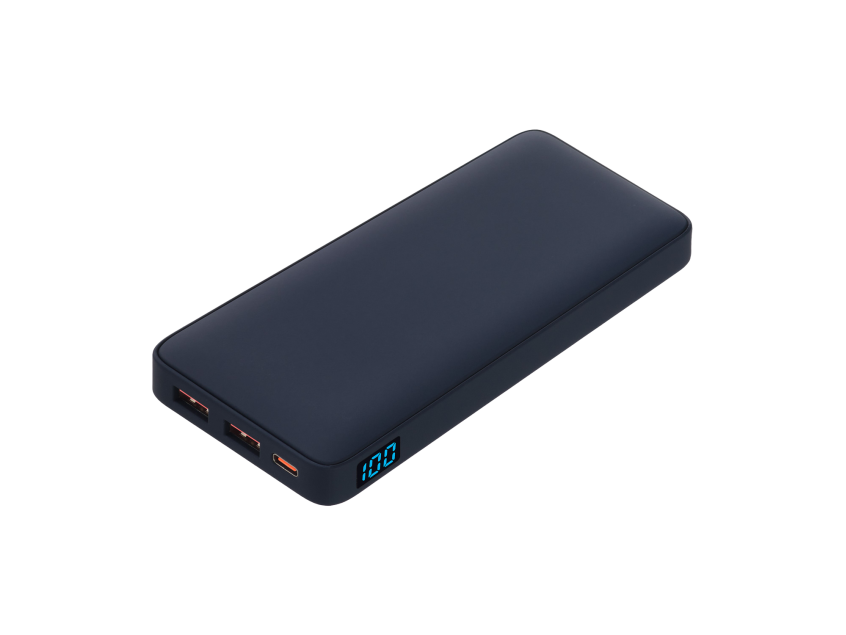 Внешний аккумулятор с подсветкой Анкор Плюс PD (Ancor PD Plus) 10000 mAh, синий