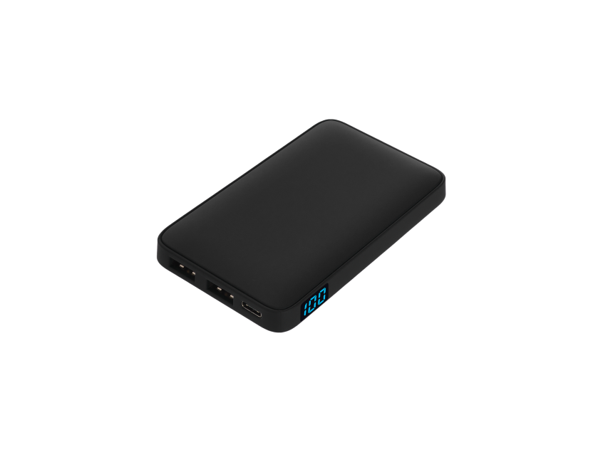 Внешний аккумулятор с подсветкой Анкор (Ancor) 5000 mAh, черный