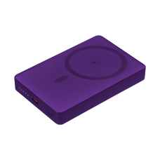 Внешний аккумулятор Атлантис Плюс PD (Atlantis PD Plus) 10000mAh с функцией беспроводной зарядки 15W, фиолетовый Внешний аккумулятор Атлантис Плюс PD (Atlantis PD Plus) 10000mAh с функцией беспроводной зарядки 15W, фиолетовый