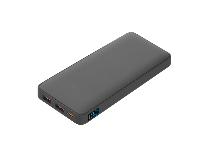 Внешний аккумулятор с подсветкой Анкор Плюс PD (Ancor PD Plus) 10000 mAh, серый