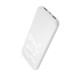 Внешний аккумулятор с подсветкой Люче (Luce) 10000 mAh, белый
