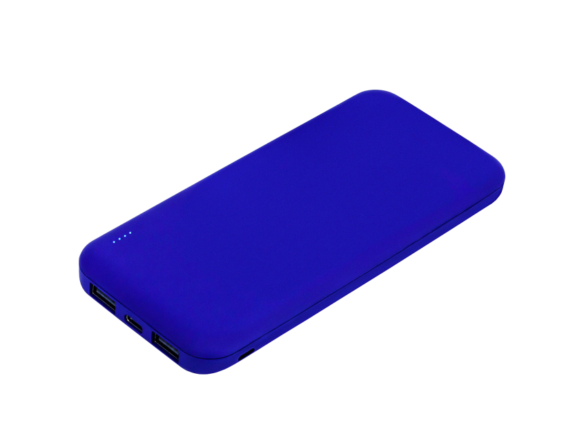 Внешний аккумулятор с подсветкой Люче Ультрамарин (Luce Ultramarine) 10000 mAh, ярко-синий