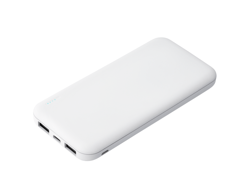 Внешний аккумулятор с подсветкой Люче (Luce) 10000 mAh, белый
