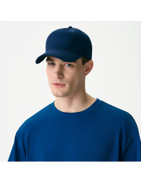 Бейсболка Фит (Fit), 5 клиньев, синий