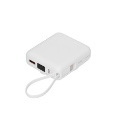 Внешний аккумулятор с подсветкой Риттер PD (Ritter PD) 10000mAh с функцией беспроводной зарядки 15W, черный