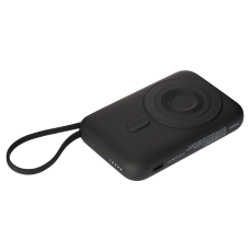 Внешний аккумулятор Комбо (Combo) 4-в-1 10000mAh с функцией беспроводной зарядки 15W, черный Внешний аккумулятор Комбо (Combo) 4-в-1 10000mAh с функцией беспроводной зарядки 15W, черный